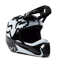 Мотошлем подростковый Fox V1 Leed Youth Helmet Black/White