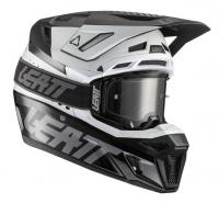 Мотошлем Leatt Moto 8.5 Helmet Kit Black/White