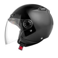 ZEUS Шлем открытый ZS-210B Термопластик, глянец, Черный