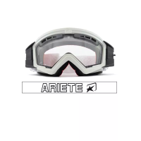 ARIETE Кроссовые очки (маска) MUDMAX - WHITE / DOUBLE CLEAR VENTILATED LENS NO PINS (moto parts)