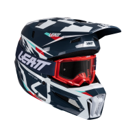 Мотошлем Leatt Moto 3.5 Helmet Kit Blue 2025