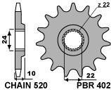 PBR Звезда передняя    402-16