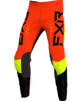FXR MX Брюки Youth Clutch Pro MX Pants 22 Black/Nuke Red/Hivis