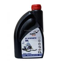 HAWK MOTO Масло моторное Snow Force 2T Motor Oil (1л) пластик