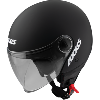 AXXIS Square Solid Black Matt шлем открытый черный матовый