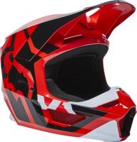 Мотошлем Fox V1 Lux Helmet Flow Red