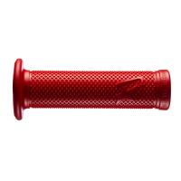 [ARIETE] Ручки руля (комплект) Aries ASP 22-25мм/125мм, открытые, цвет Красный