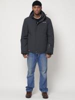 Горнолыжная куртка мужская темно-серого цвета 88820TC
