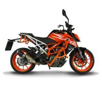 Клетка на мотоцикл KTM Duke 125, Duke 200, Duke 250, Duke 390 от `17-`20 CRAZY IRON серии PRO Оранжевый