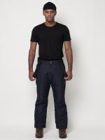 Полукомбинезон брюки горнолыжные мужские темно-синего цвета 66414TS