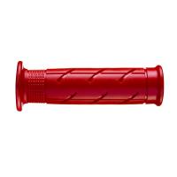 [ARIETE] Ручки руля (комплект) Scooter ASP 22-25мм/120мм, открытые, цвет Красный