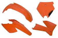 RTech Комплект пластика KTM SX-SXF 125-525 05-06 # EXC-EXCF125-525 05-07 оранжевый (moto parts)