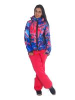 SNOW HEADQUARTER Горнолыжная куртка женская B-8692 Сине-розовый