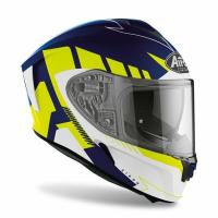 Дорожный шлем Airoh Spark Rise Blue Yellow Matt