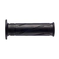 [ARIETE] Ручки руля (комплект) YAMAHA style #3 22-25мм/120мм, открытые, цвет Черный