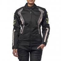 MOTEQ Текстильная женская куртка ROXY Черный/Зелёный