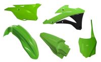 RTech Комплект пластика KX85-100 14-20 зелено-чёрный (moto parts)