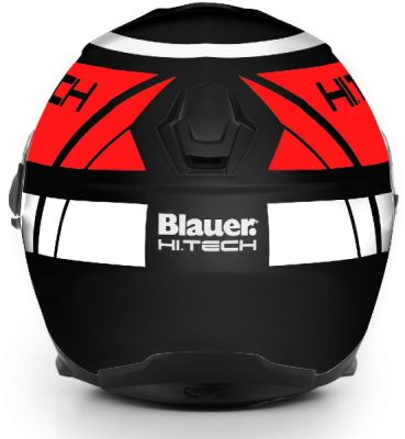 BLAUER Шлем Force One 800 Black/Red/White Matt фото в интернет-магазине FrontFlip.Ru