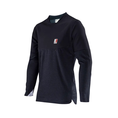 Велоджерси Leatt MTB All Mountain 5.0 Jersey Black фото в интернет-магазине FrontFlip.Ru