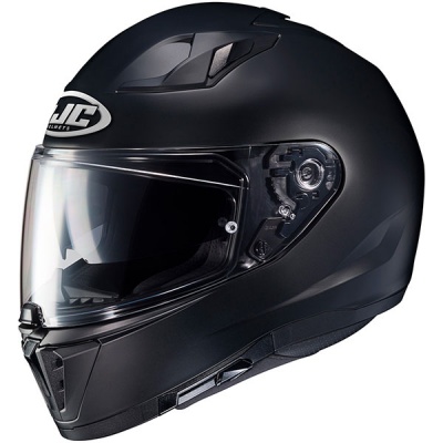 HJC Шлем i 70 SEMI FLAT BLACK фото в интернет-магазине FrontFlip.Ru