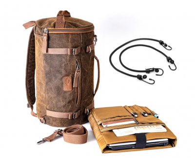 МотоСумка CUCYMA CB-1905 BACKPACK BROWN коричневый фото в интернет-магазине FrontFlip.Ru