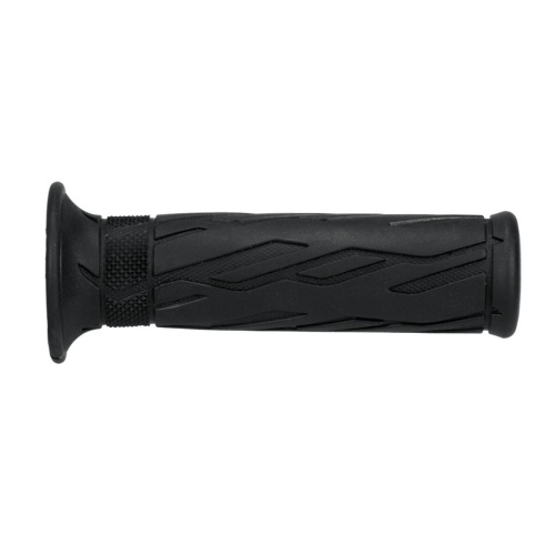 [ARIETE] Ручки руля (комплект) SUZUKI style #1 22-25мм/120мм, открытые, цвет Черный фото в интернет-магазине FrontFlip.Ru