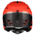 Горнолыжный шлем Los Raketos Sabotage Black Red фото в интернет-магазине FrontFlip.Ru