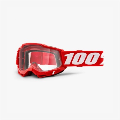 Очки 100% Accuri 2 Goggle Red / Clear Lens (50221-101-03) фото в интернет-магазине FrontFlip.Ru
