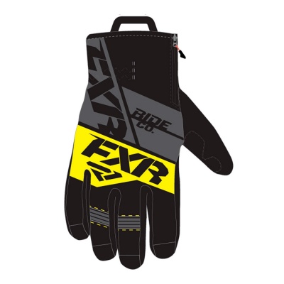 Перчатки FXR Fuel с утеплителем Black/Char/Hi Vis фото в интернет-магазине FrontFlip.Ru