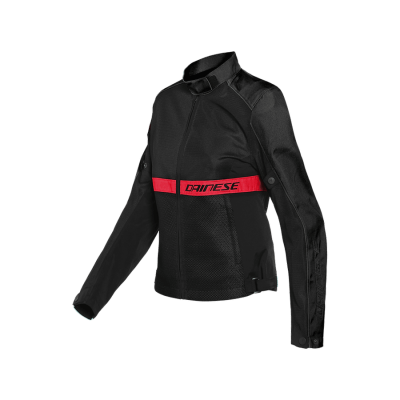 DAINESE Куртка ткань RIBELLE AIR женск B78 BLK/LAVA-RED фото в интернет-магазине FrontFlip.Ru