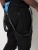 Полукомбинезон брюки горнолыжные мужские черного цвета 6621Ch фото в интернет-магазине FrontFlip.Ru