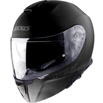AXXIS FU403 SV Gecko SV Solid шлем модуляр черный матовый фото в интернет-магазине FrontFlip.Ru