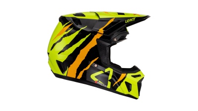 Мотошлем Leatt Moto 8.5 Helmet Kit Citrus Tiger 2023 фото в интернет-магазине FrontFlip.Ru