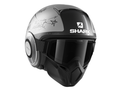 SHARK Шлем STREET DRAK TRIBUTE RM Mat SAA фото в интернет-магазине FrontFlip.Ru