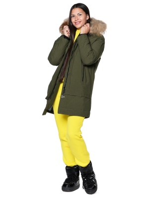 SNOW HEADQUARTER Снегоходная куртка женская B-8809 Хаки фото в интернет-магазине FrontFlip.Ru