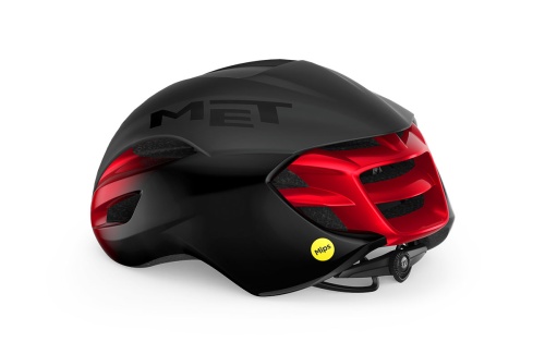 Велошлем Met Manta MIPS Black/Metallic Red фото в интернет-магазине FrontFlip.Ru