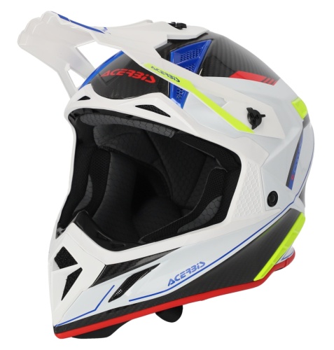 Шлем Acerbis STEEL CARBON 22-06 White/Black фото в интернет-магазине FrontFlip.Ru