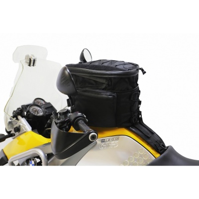 [KINETIC FUN] Сумка Adventure универсальная на бак мотоцикла с креплением, 12-18 литров текстиль, цвет Черный фото в интернет-магазине FrontFlip.Ru