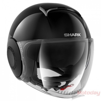 SHARK Шлем Nano crystal dual blank BLK фото в интернет-магазине FrontFlip.Ru
