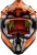 LS2 Мотошлем MX700 SUBVERTER EVO EMPEROR черно-оранжевый фото в интернет-магазине FrontFlip.Ru