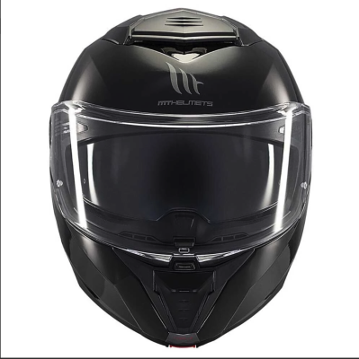 Шлем MT ATOM 2 SV SOLID Gloss Black фото в интернет-магазине FrontFlip.Ru