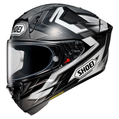 SHOEI Мотошлем X-Spirit PRO ESCALATE черно-серо-белый, TC-5 фото в интернет-магазине FrontFlip.Ru