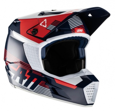 Мотошлем Leatt Moto 3.5 Helmet Royal фото в интернет-магазине FrontFlip.Ru
