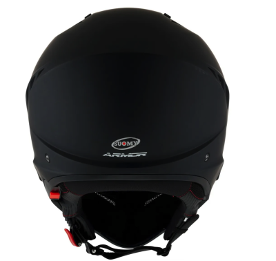 [SUOMY] Мотошлем ARMOR PLAIN, цвет Черный Матовый фото в интернет-магазине FrontFlip.Ru