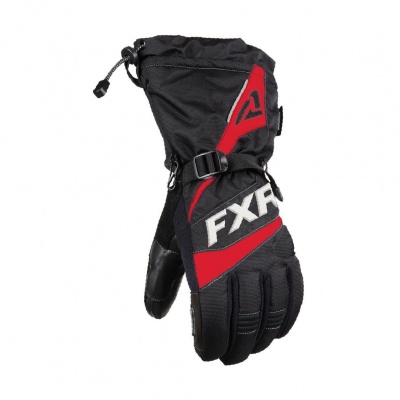 Перчатки FXR Fuel с утеплителем Black/Red фото в интернет-магазине FrontFlip.Ru