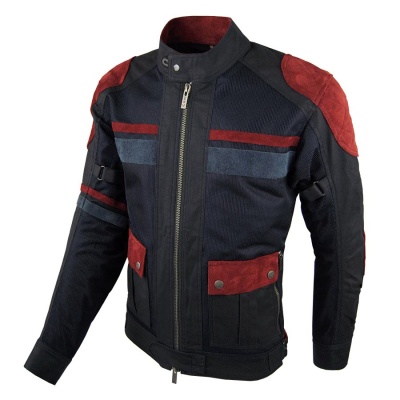 куртка текстильная BY CITY TOUAREG MAN BLUE/BURGUNDY фото в интернет-магазине FrontFlip.Ru