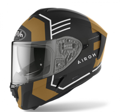 Дорожный шлем Airoh Spark Thrill Gold Matt фото в интернет-магазине FrontFlip.Ru