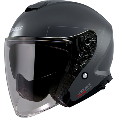 AXXIS OF504SV Mirage SV Solid Titanium Matt шлем открытый серый матовый фото в интернет-магазине FrontFlip.Ru