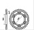 PBR Звезда задняя    1027-48  (сталь) DUCATI Z48 C45 C.520