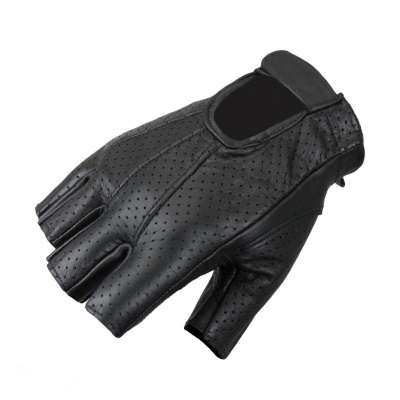 [PROUD TO RIDE] Перчатки без пальцев 217 кожа, цвет Черный фото в интернет-магазине FrontFlip.Ru